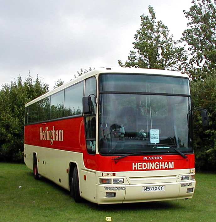 Hedingham Volvo B10M Plaxton Premier L282