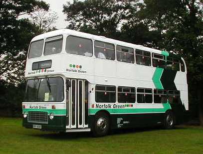 Norfolk Green Ribble Bristol VRTSL3 ECW