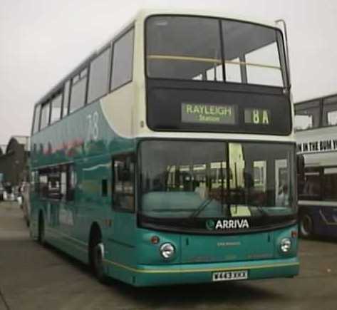 Arriva Southend Dennis Trident Alexander ALX400 5443 W443XKX
