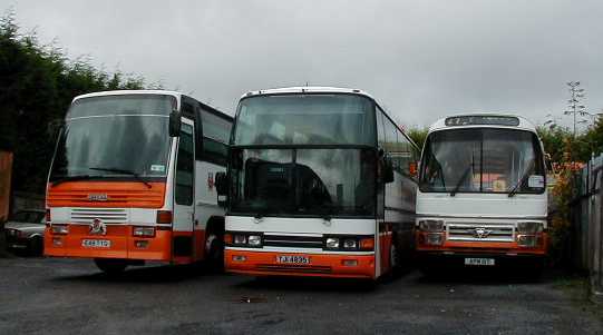 Prestwood Travel AEC Reliance Plaxton, Leyland Royal Tiger E48TYG & ex Beeline Scania TJI4385