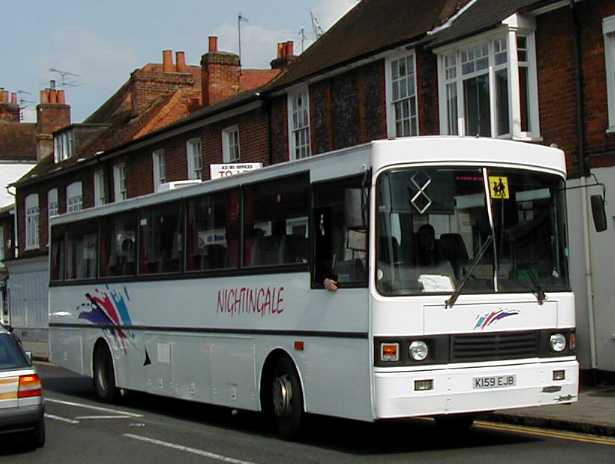 Nightingale Coaches MoD Dennis Javelin Wadham Stringer K159EJB
