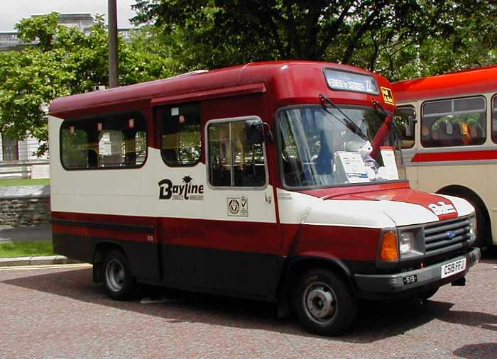 Devon General Bayside Ford Transit Carlyle 519