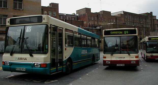 Arriva Merseyside Bee Line Scania L113CRL Northern Counties & Volvo B10B Alexander Strider