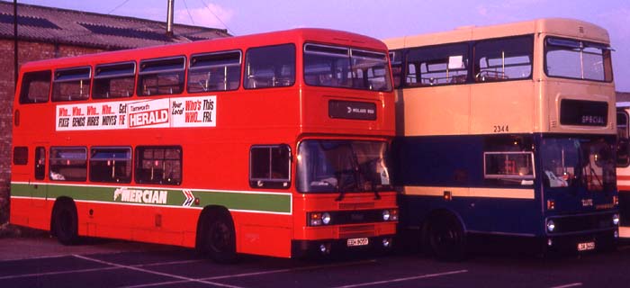 WMPTE MCW Metrobus 2344 & Midland Red Mercian Olympian ECW 1905