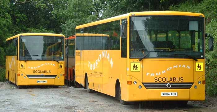 Truronian Iveco Vehixel Scolabus WK04AOW and WK03EKH