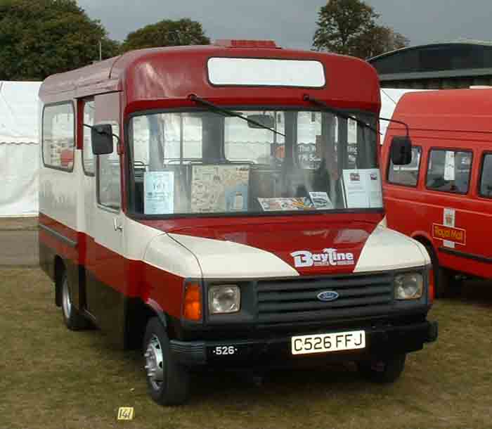 Devon General Bayside Ford Transit Carlyle 526