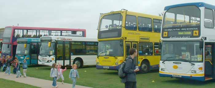 Scania Omnis at SHOWBUS